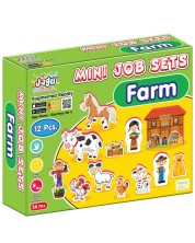 Σετ παιχνίδια που μιλάνε Jagu -Φάρμα,12 τεμάχια 