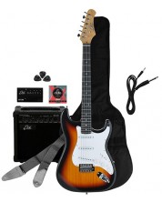 Σετ ηλεκτρική κιθάρα με αξεσουάρ EKO - EG-11, Sunburst -1