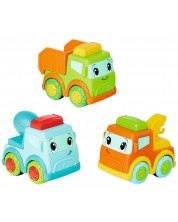 Σετ από φορτηγά  Simba Toys ABC - Press and Go,ποικιλία -1