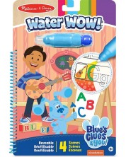Σετ ζωγραφικής με νερό Melissa & Doug - Μπλε αινίγματα, Αλφάβητο