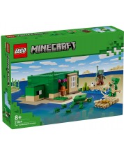 Κατασκευαστής LEGO Minecraft - Το σπίτι της χελώνας στην παραλία (21254) -1