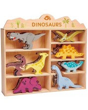 Σετ ξύλινες φιγούρες  Tender Leaf Toys -Δεινόσαυροι  σε ράφι  -1
