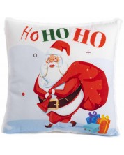 Χριστουγεννιάτικο μαξιλάρι με τον Άγιο Βασίλη Amek Toys  - Ho-ho-ho -1