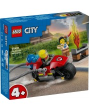 Κατασκευαστής LEGO City - Πυροσβεστική μοτοσυκλέτα διάσωσης (60410)