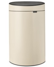 Κάδος απορριμμάτων Brabantia - Touch Bin New, 40 l, Soft Beige -1