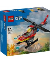 Κατασκευαστής LEGO City - Πυροσβεστικό ελικόπτερο διάσωσης(60411) -1