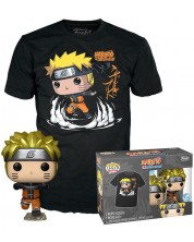 Σετ Funko POP! Collector's Box: Animation - Naruto Shippuden - Naruto Uzumaki Running (Metallic) (Special Edition)