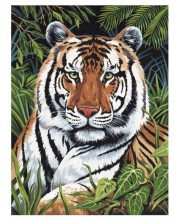 Σετ ζωγραφικής με ακρυλικά χρώματα Royal - Τίγρης, 22 х 30 cm