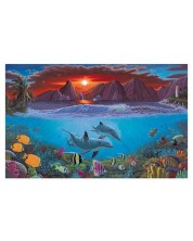 Σετ ζωγραφικής με ακρυλικά χρώματα Royal - Ζωή στον ωκεανό, 39 х 30 cm