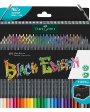 Σετ μολύβια  Faber-Castell Black Edition - 100 χρώματα