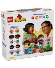 Κατασκευαστής LEGO Duplo -Συναρμολογούμενοι άνθρωποι με μεγάλα συναισθήματα (10423)