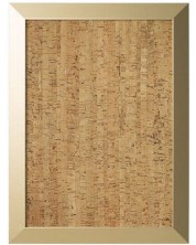 Πίνακας φελλού Bi-Office-Kamashi,χρυσό πλαίσιο με φαρδύ προφίλ -1