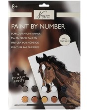 Σετ ζωγραφικής με αριθμούς Grafix - Αλογο