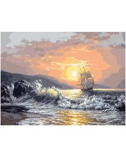 Σετ ζωγραφικής με αριθμούς  Foska - Πλοίο