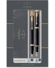 Σετ πένα Parker IM Professionals - Με στυλό, επίχρυσο, με κουτί