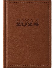 Δερμάτινο σημειωματάριο τσέπης Casanova - Καφέ, 2024