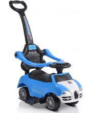 Αυτοκίνητο με λαβή Moni - Rider, μπλε -1