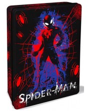 Σετ χρωματισμού σε μεταλλικό κουτί  Multiprint - Spider man  	 -1