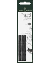 Σετ κάρβουνα Faber-Castell Pitt -3 τεμάχια, μέτρια