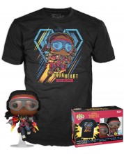 Σετ Funko POP! Collector's Box: Marvel - Black Panther (Iron Heart) (Glows in the Dark), μέγεθος S -1