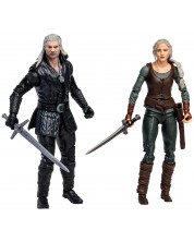 Σετ φιγούρες δράσης McFarlane Television: The Witcher - Geralt and Ciri (Netflix Series), 18 cm