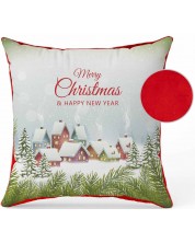 Χριστουγεννιάτικο μαξιλάρι  Amek Toys  - Merry Christmas, χωριό -1