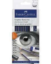 Σετ μαύρα μολύβια Faber-Castell - Graphite Sketch Set -1