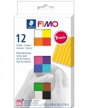 Σετ πηλού Staedtler Fimo Soft - 12 χρώματα x 25 γρ
