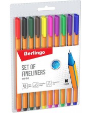 Σετ στενογράφοι Berlingo Rapido - 0.4 mm, 10 χρώματα -1