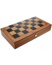 Σετ σκάκι και τάβλι Manopoulos -Χρώμα ελιάς, 48 x 26 cm -1