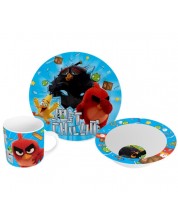 Σετ Disney - Angry Birds (κύπελλο, πιάτο και μπολ) -1