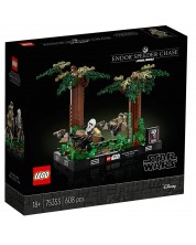 Κατασκευαστής LEGO Star Wars - Διόραμα της καταδίωξης του Endor (75353)