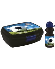 Σετ Derform - Football, μπουκάλι και κουτί φαγητού