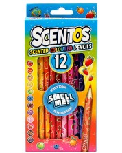 Σετ με αρωματικά χρωματιστά μολύβια Scentos - 12 χρώματα -1