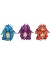 Σετ αγαλματίδια Nemesis Now Adult: Humor - Three Wise Dragonlings, 8 cm