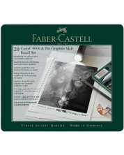Σετ μολύβια γραφίτη Faber-Castell Pitt & Castell 9000 - 20 τεμάχια