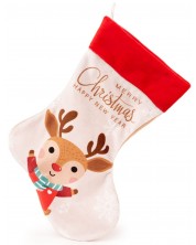 Χριστουγεννιάτικη κάλτσα Amek Toys - Ελαφάκι, 28 cm