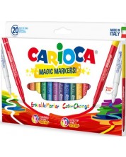 Μαγικοί χρωματιστοί μαρκαδόροι Carioca - Stereo Magic, 20 τεμάχια -1
