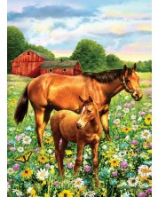 Σετ με ακρυλικά χρώματα  Royal - Άλογα, 22 x 30 εκ -1