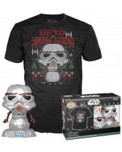 Σετ Funko POP! Collector's Box: Movies - Star Wars (Holiday Stormtrooper) (Metallic) -1