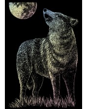 Σετ χαρακτικής Royal Holographic- Λύκος, 13 x 18 εκ -1