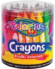 Σετ κηρομπογιές Colorino Kids - Jumbo,48 τεμ., 12 χρώματα