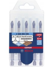 Σετ τρυπανιού Bosch - Expert, HEX-9 Hard Ceramic, Ø6х5 εξαρτήματα -1