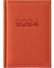 Δερμάτινο σημειωματάριο τσέπης Casanova - Πορτοκαλί, 2024