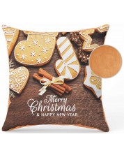 Χριστουγεννιάτικο μαξιλάρι με μπισκότα Amek Toys- Merry Christmas -1