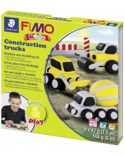 Σετ από πολυμερικό πηλό Staedtler Fimo Kids - Κατασκευαστικά Φορτηγά -1