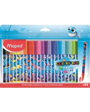Σετ μαρκαδόρων Maped Color Peps - Ocean Life, 24 χρώματα