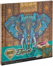 Σετ ζωγραφικής με χάντρες  Grafix - ελέφαντας -1