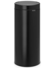 Κάδος απορριμμάτων  Brabantia - Touch Bin New, 30 l, Matt Black -1