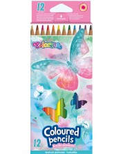 Σετ χρωματιστά μολύβια Colorino - Dreams, 12 χρωμάτων